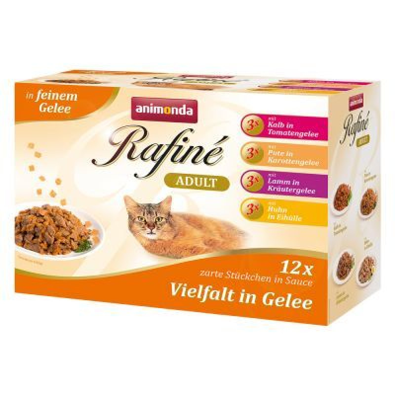 Animonda 12 Adet Rafine Multipack Jelly 100 Gr