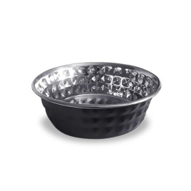 17 Oz 11 Cm İşlemeli Çelik Mama-Su Kabı