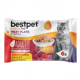 Bestpet 6 Al 5 Öde Etli Çeşitler Ecopack Yetişkin  85 Gr