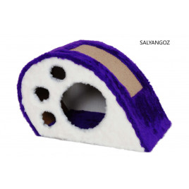 30 Cm Salyangoz Kedi Tırmalama Mor