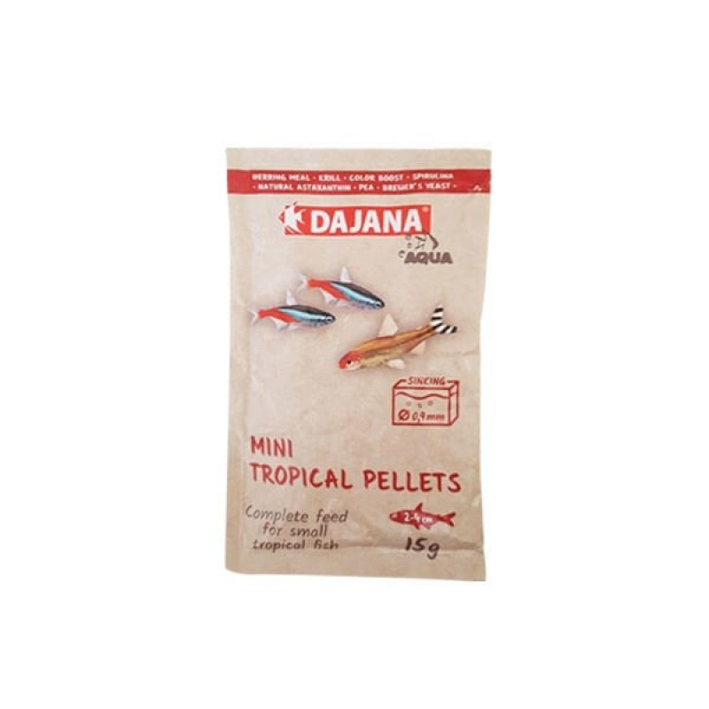 Dajana 15 Gr Mini Tropical Pellets