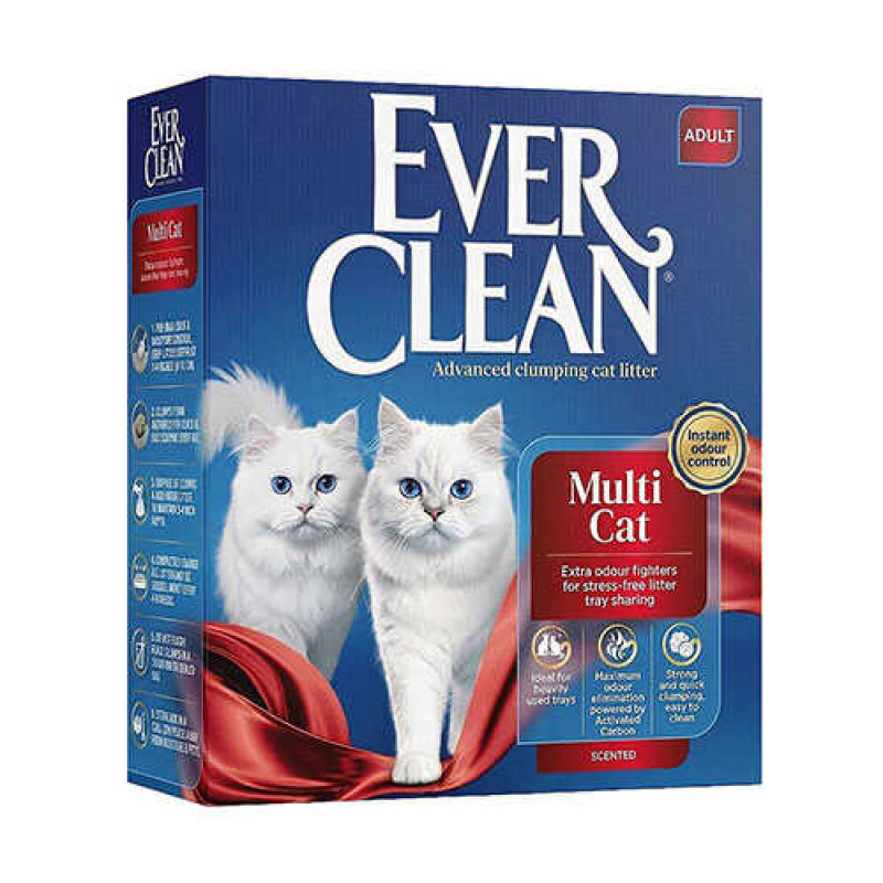 Ever Clean Multiple Cat Kokulu Topaklanan Kedi Kumu 2x10 Lt