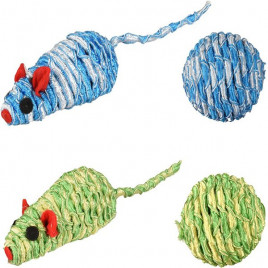 7 Cm Zyra Fare ve Top Oyuncak