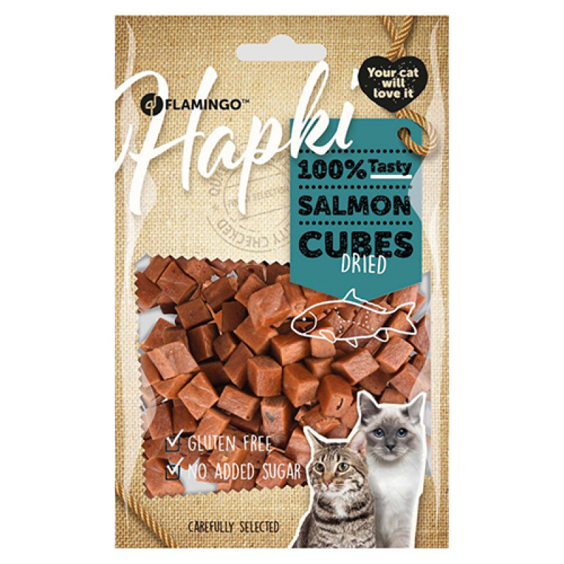 Flamingo 85 Gr Hapki Salmon Cubes