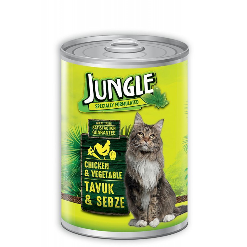 Jungle 415 Gr Tavuklu ve Sebzeli