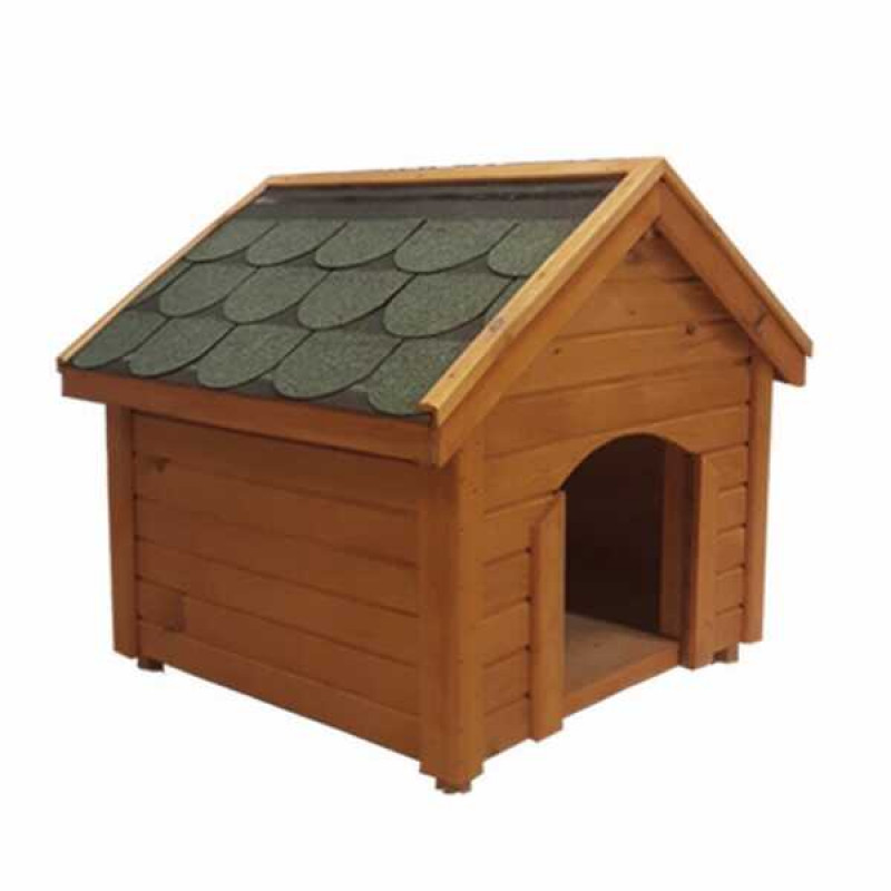 Leos Ahşap Köpek Kulübesi Small