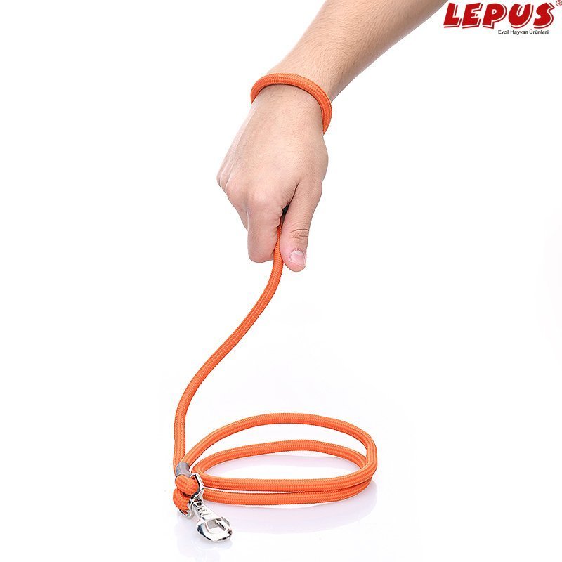 Lepus 140 cm Düz Gezdirme Kayışı Turuncu