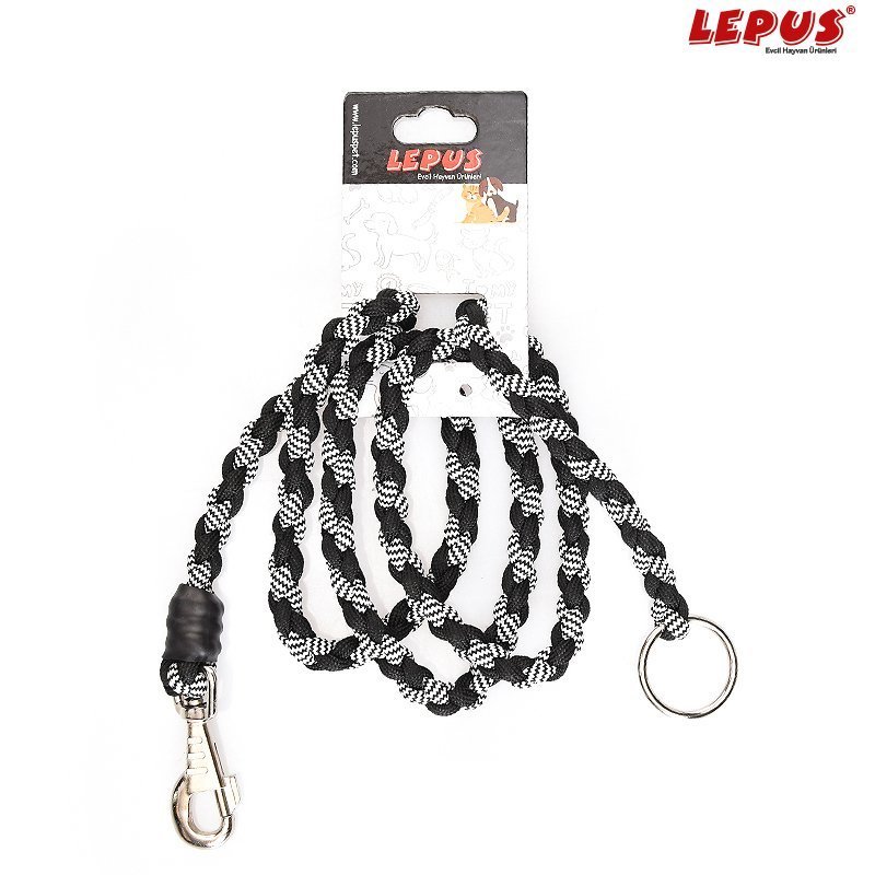 Lepus 140 cm Örgü Gezdirme Kayışı Siyah