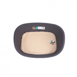M-Pets Java Plastik Minderli Köpek Yatağı Large 80x57x25 Cm
