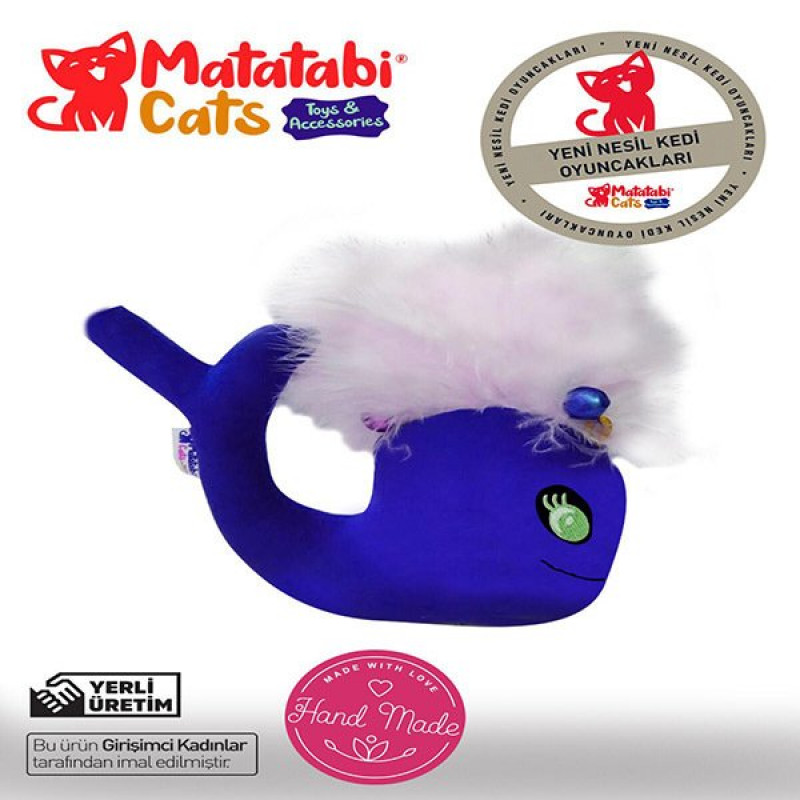 Matatabi 15 Cm Cats Whali Oyuncak Mavi