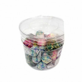 48 Adet Örme Top Renkli 3,8 Cm