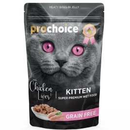 Prochoice 85 Gr Tahılsız Kitten Tavuk ve Ciğerli