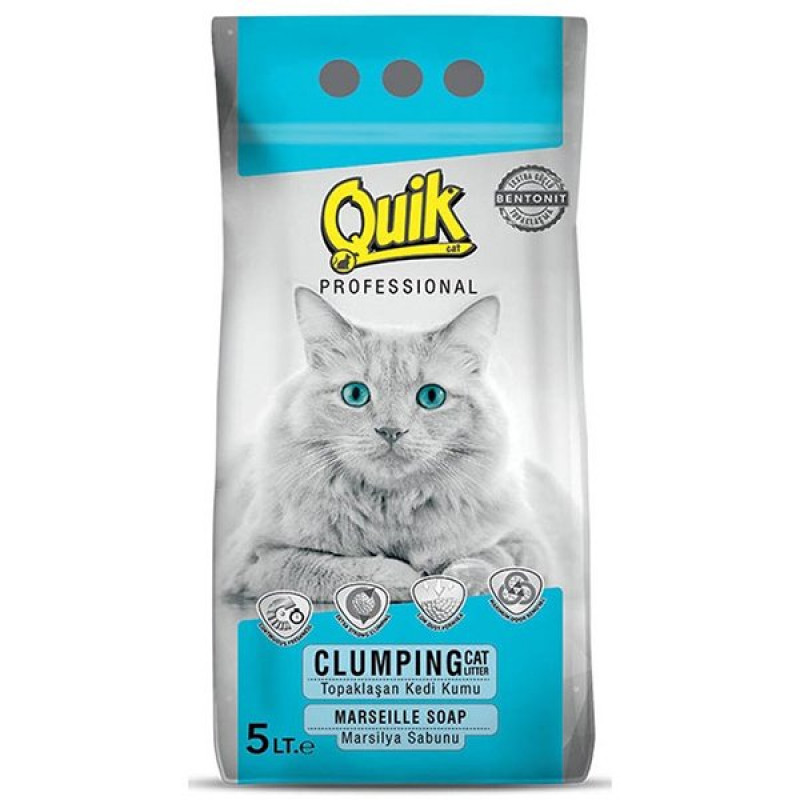 Quik 5 Lt Marsilya Sabunlu İnce Taneli Bentonit Kum