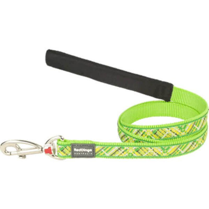 Red Dingo 20mm Flanno Desenli Lime Uzatma