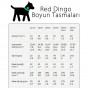 Red Dingo 40mm Reflektörlü Siyah Dev Uzun Boyun Tasması
