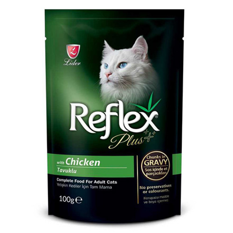 Reflex Plus 100 Gr Tavuklu Yetişkin