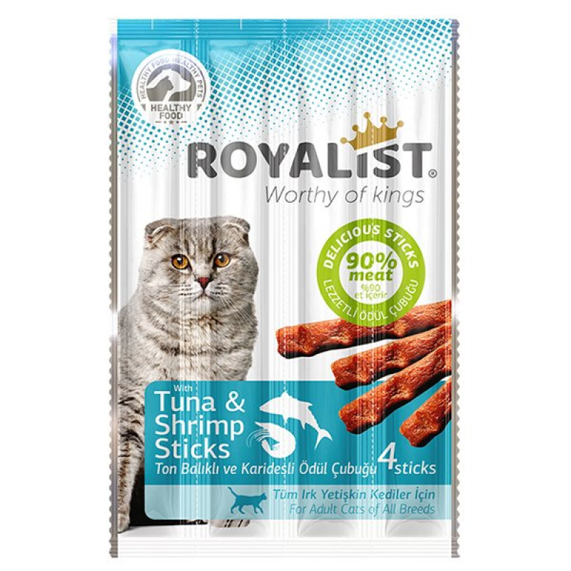 Royalist 20 Gr Ton Balık ve Karidesli Sticks 4'lü