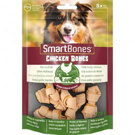 SmartBones 8 Adet Tavuklu Düğüm Köpek Ödül Kemiği Mini 128 Gr