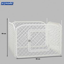 Strong 4 Adet Plastik Çit 90X60 Panel