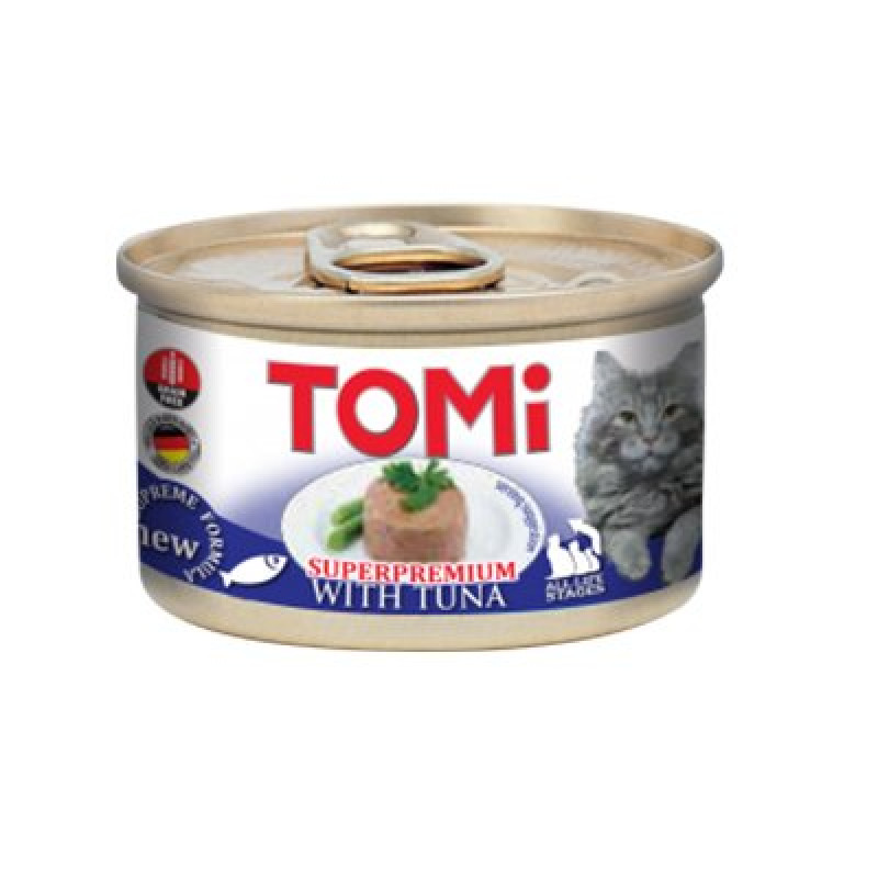 Tomi 85 Gr Kıyılmış Ton Balıklı Tahılsız