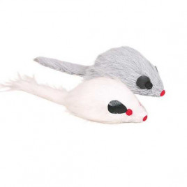 Trixie 9cm Tüylü Sesli Peluş Fare Oyuncak