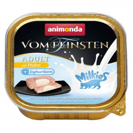 Animonda 100 Gr Vom Feinsten Milkies Adult Tavuk Etli + Yoğurtlu 