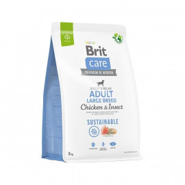 Brit Care 3 Kg Sustainable Adult Large Breed Tavuk ve Böcek