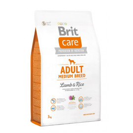 Brit Care 3 Kg Adult Medium Breed Lamb & Rice 