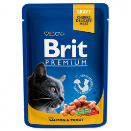 Brit Premium 100 Gr Cat Pouches Somonlu & Alabalıklı 