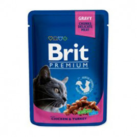 Brit Premium 6 Adet Cat Pouches Somon & Alabalık 100 Gr