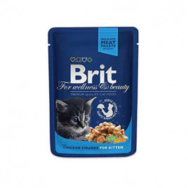 Brit Premium 6 Adet Cat Pouches Chicken Chunks for Kitten 00 Gr