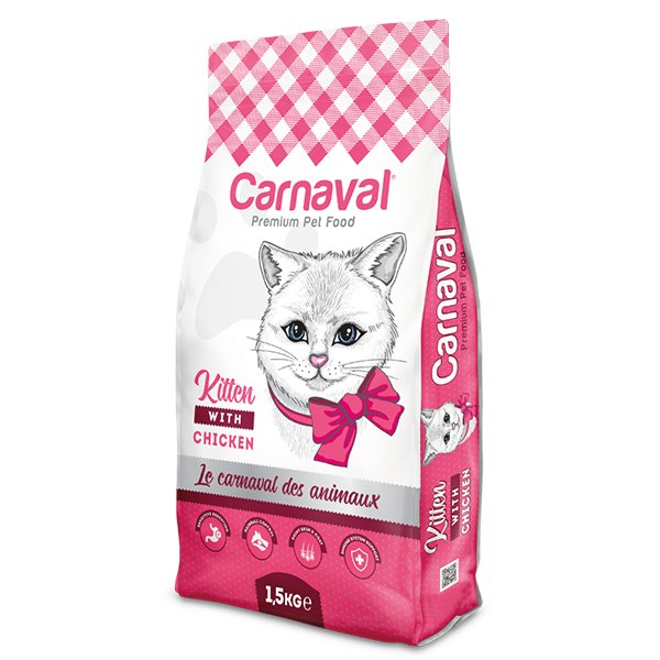 Carnaval 1.5 Kg Premium Cat Kitten Tavuklu Yavru
