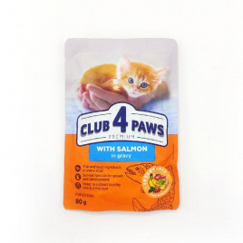 Club 4 Paws 80 Gr Premium Kitten Soslu Somon