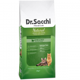 Dr. Sacchi 15 Kg Premium Natural Lamb & Rice Yetişkin 
