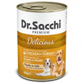 Dr.Sacchi 400 Gr Tavuk Ve Hindi Etli Yetişkin 