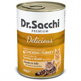 Dr.Sacchi 400 Gr Tavuk ve Hindili Yetişkin