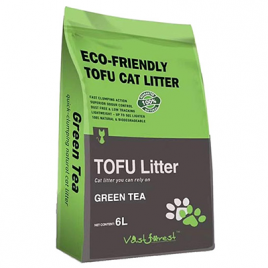 6 Lt Tofu Yeşil Çay Kokulu Topaklanan Organik Kum