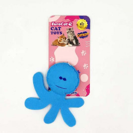Toys Peluş Ahtapot Kedi Oyuncağı Mavi