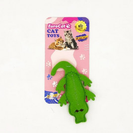 Toys Peluş Küçük Timsah Kedi Oyuncağı Yeşil