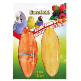EuroGold 2'li Meyve Aromalı Mürekkep Balıklı Gaga Taşı 12cm 