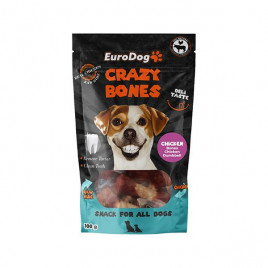 EuroDog 100Gr Crazy Bones Dumbbell Tavuklu Kemik
