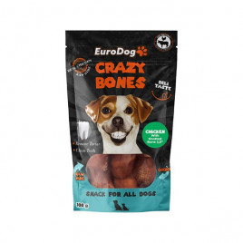 EuroDog 100Gr Crazy Bones Tavuklu Düğümlü Kemik