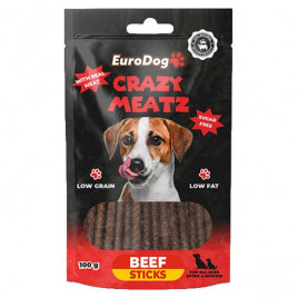 Euro Dog 100 Gr Biftekli Çubuk Doğal Ödül Maması