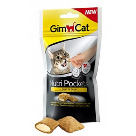 GimCat 60 Gr Nutri Pockets Cheese & Taurine 