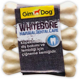 Gimdog 3'lü Mordimi Chew Bone Natural Dental Care White 3,5'' 9 Cm 