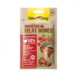 Gimdog 70 Gr Superfood Meat Bones Chicken with Cranberries and Rosemary 