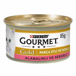 Gourmet Gold 12 Adet Chunks in Gravy Trout & Vegetable 85 Gr