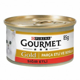 Gourmet Gold 24 Adet Chunks in Gravy Beef 85 Gr
