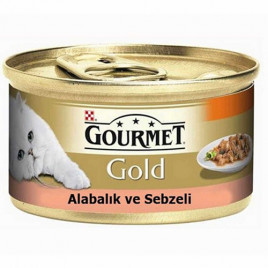 Gourmet Gold 24 Adet Chunks in Gravy Trout & Vegetable 85 Gr