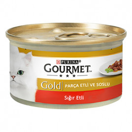 Gourmet Gold 12 Adet Chunks in Gravy Beef 85 Gr